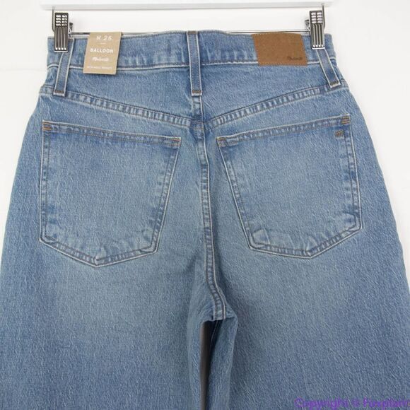 NEW Madewell USA-made Balloon Jeans in Whistler Wash, 26 - Picture 6 of 16
